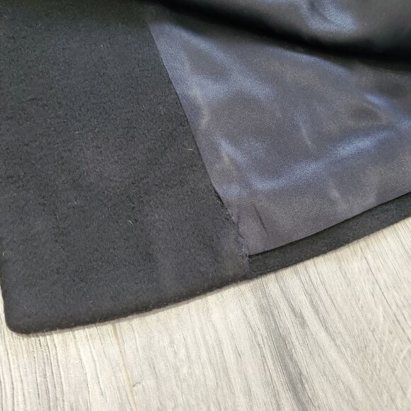 LORO PIANA 100% Cashmere Coat Men's 46R Black Long Overcoat Classic Quiet Luxury - Picture 15 of 16